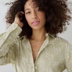 J. Crew Liberty floral shirt